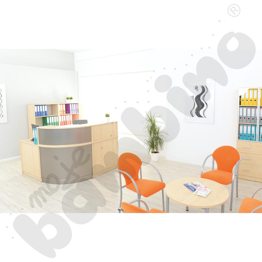 Nadstawka do narożnej lady recepcyjnej - klon 375