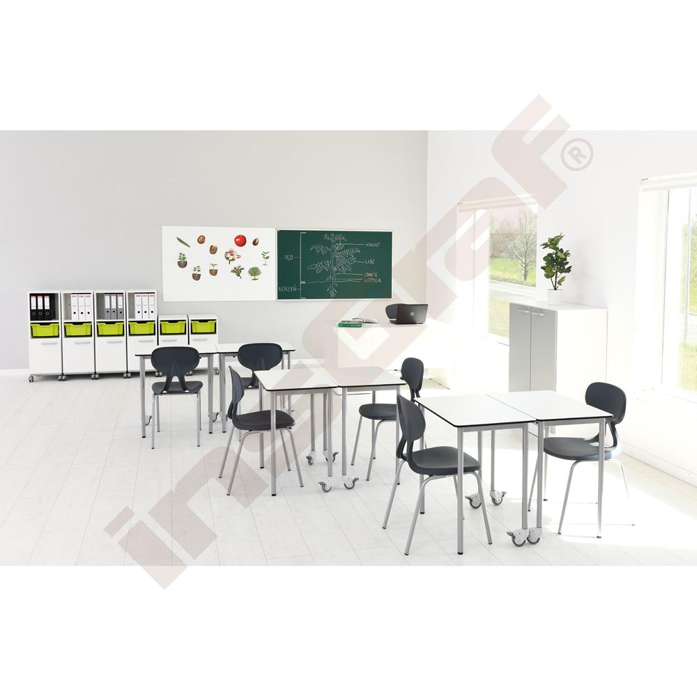 Obdĺžnikový stôl easyMoove, veľ. 6, výška 76 cm