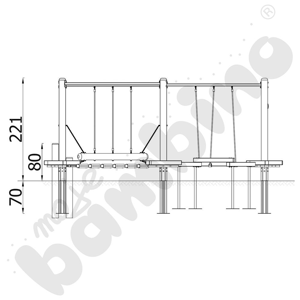 Mini Park Linowy 152 Drewno