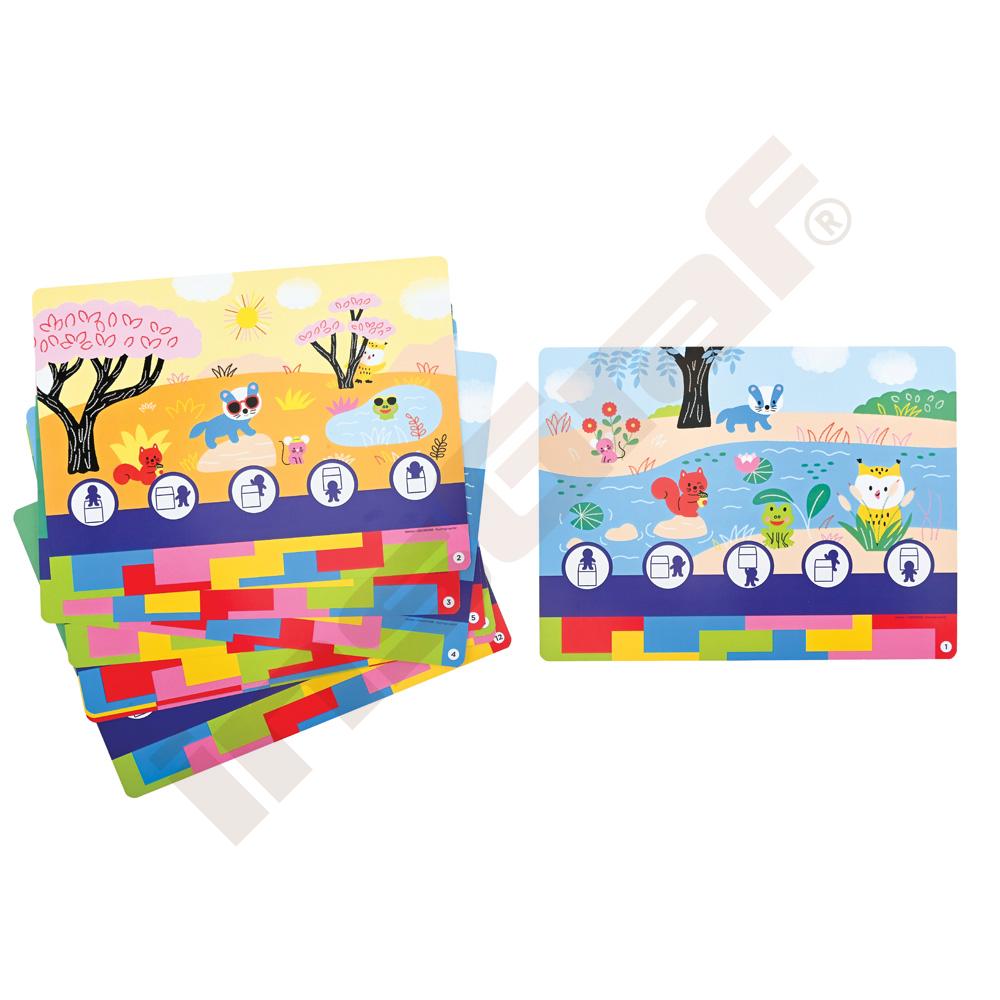 Colorcode - karty úloh - priestorová orientácia