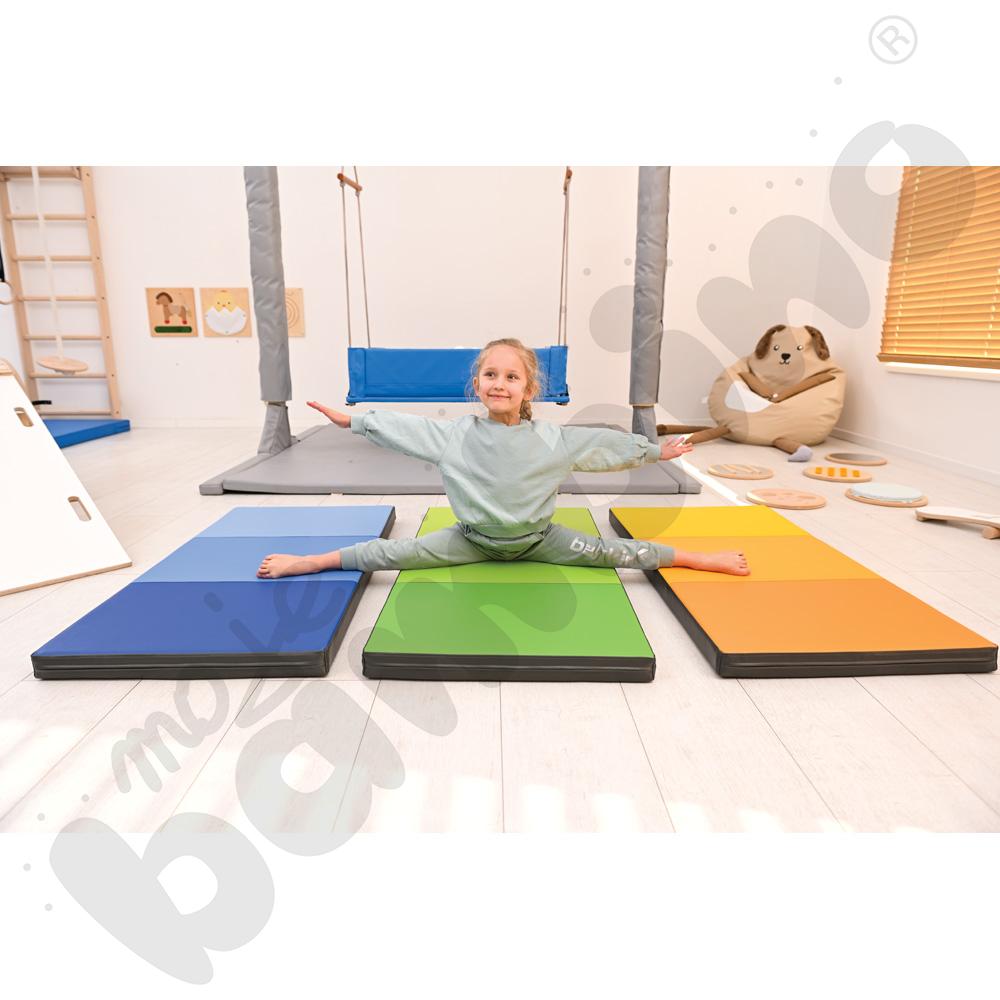 Materac 120 x 60 - odcienie żółtego