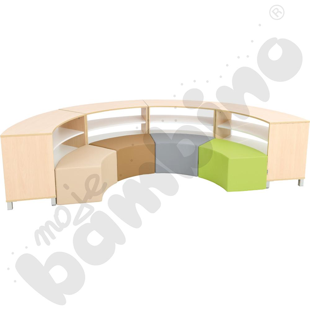 Quadro - zestaw 139, skrzynia klon jasny