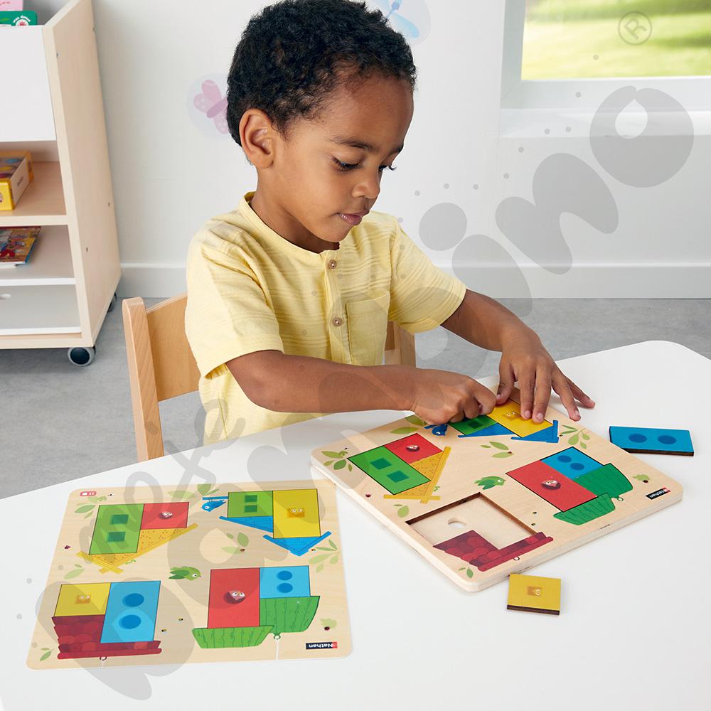 Zestaw aktywności LudiTab - budujemy domki dla ptaków 