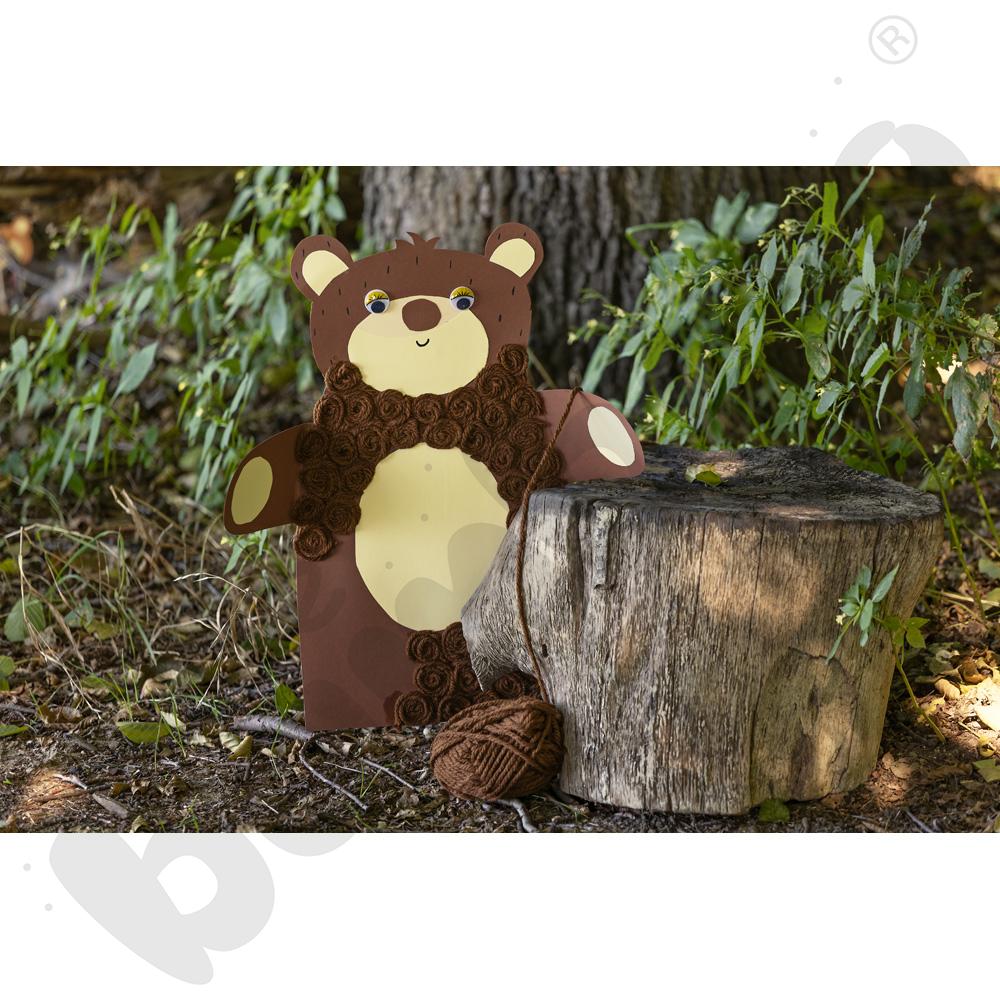 Włóczka - brązowa