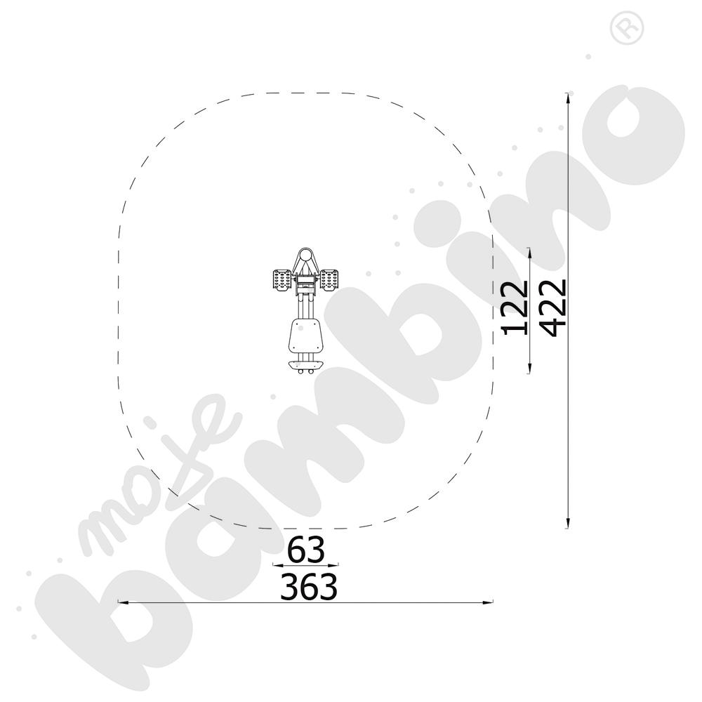 Prasa nożna - wolnostojąca