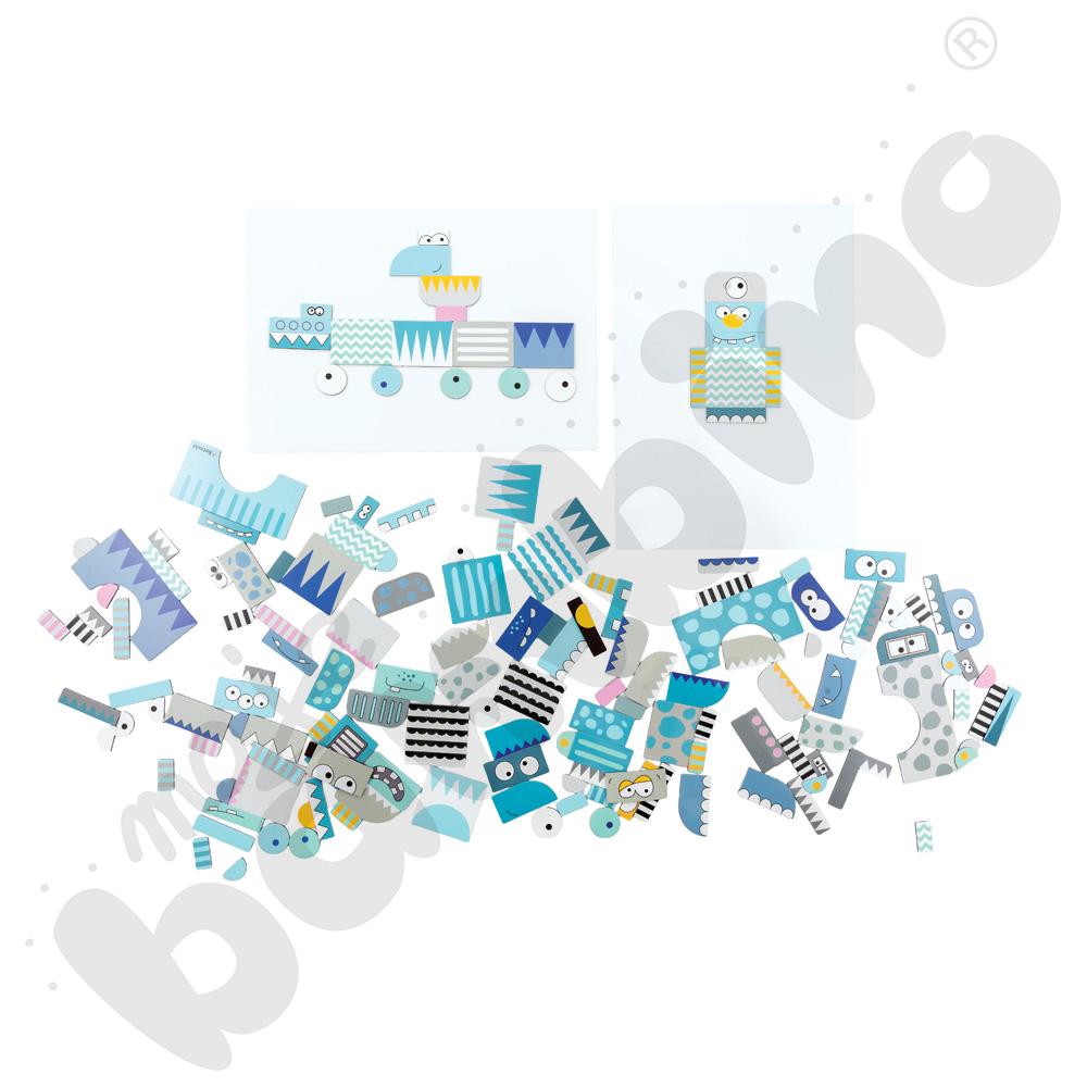 Układanka magnetyczna - stworki