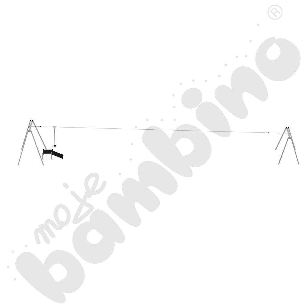 Zjazd linowy pojedynczy