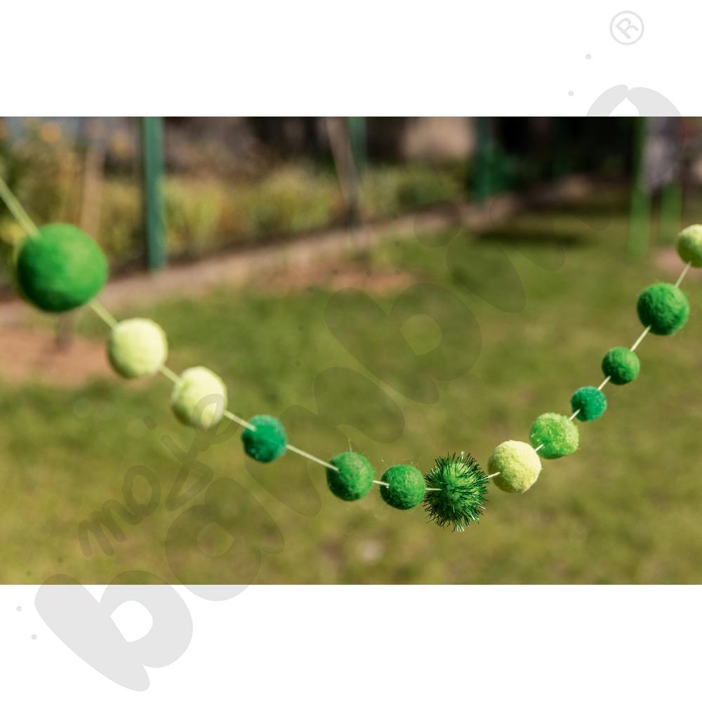 Pompony opalizujące, 100 szt.