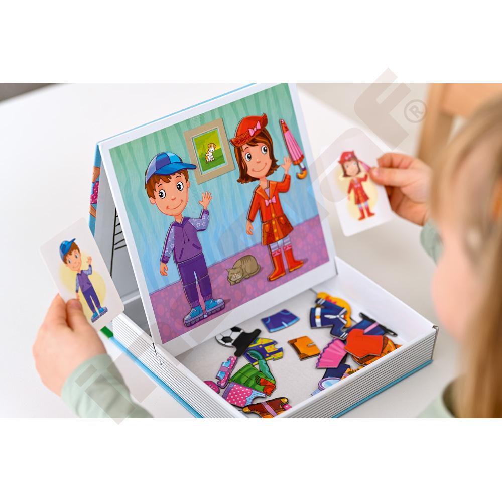 Magnetické puzzle - oblečenie
