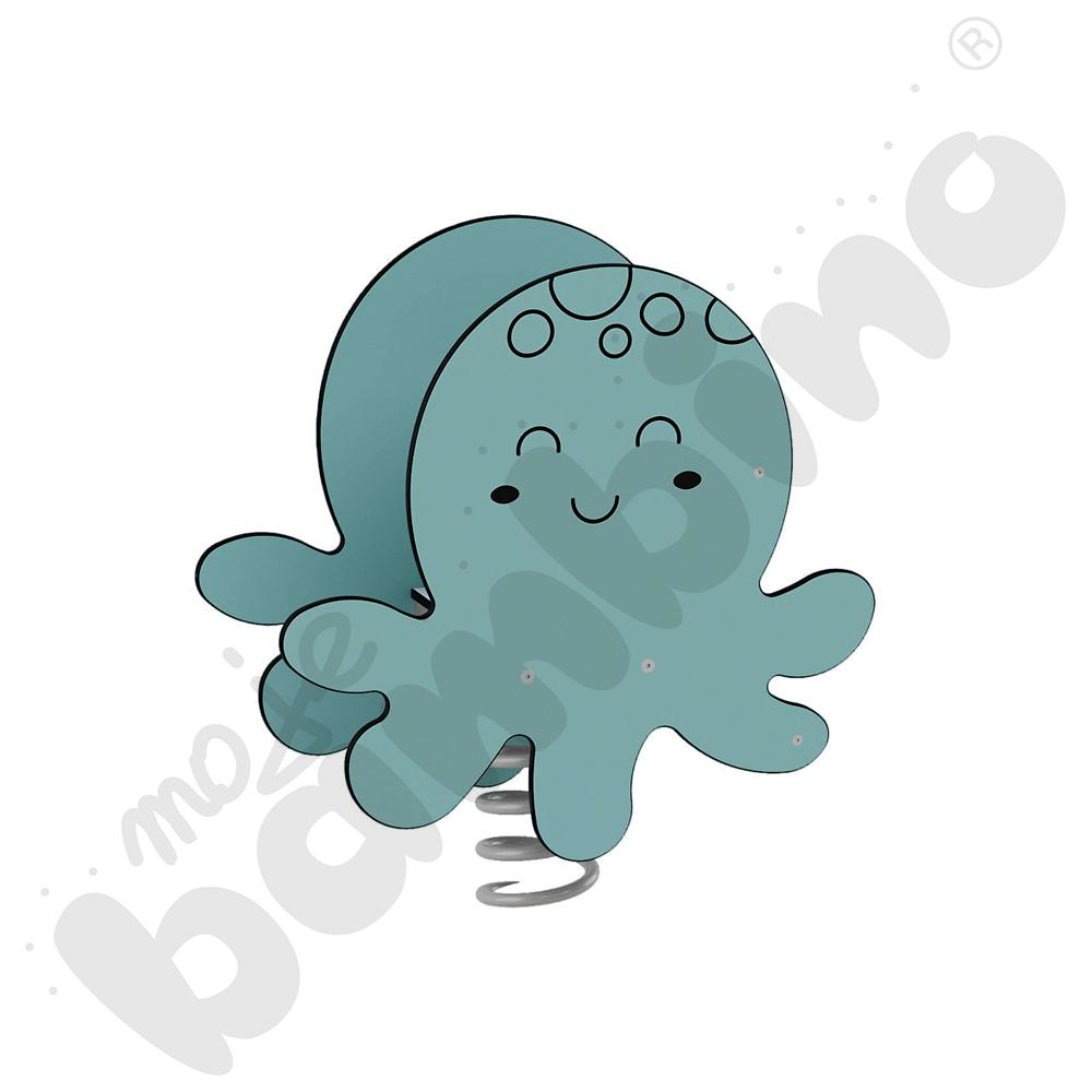 Sprężynowiec Ośmiornica na podstawie betonowej