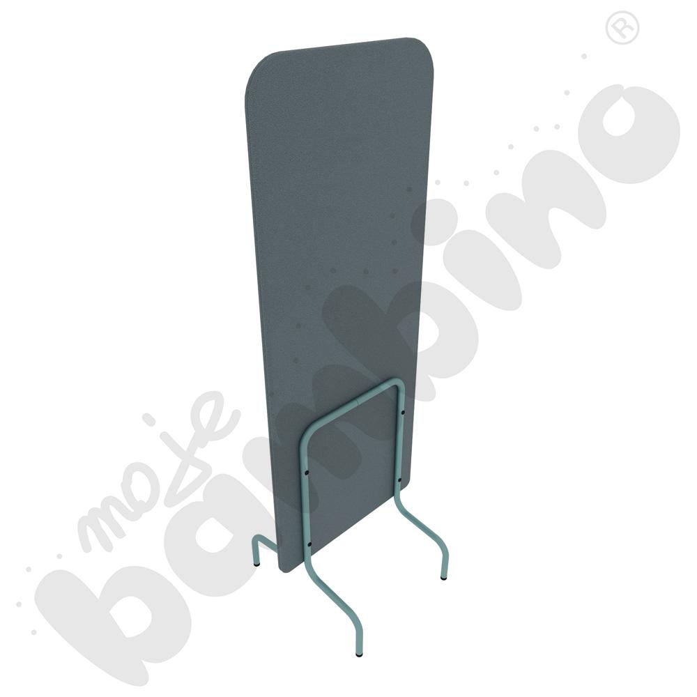 Parawan Versa 60x170 cm z filcowymi stopkami, stelaż turkusowy, tkanina BD13