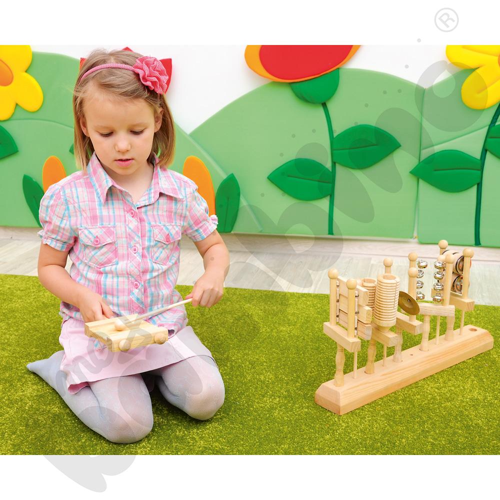 Zestaw perkusyjny na listwie