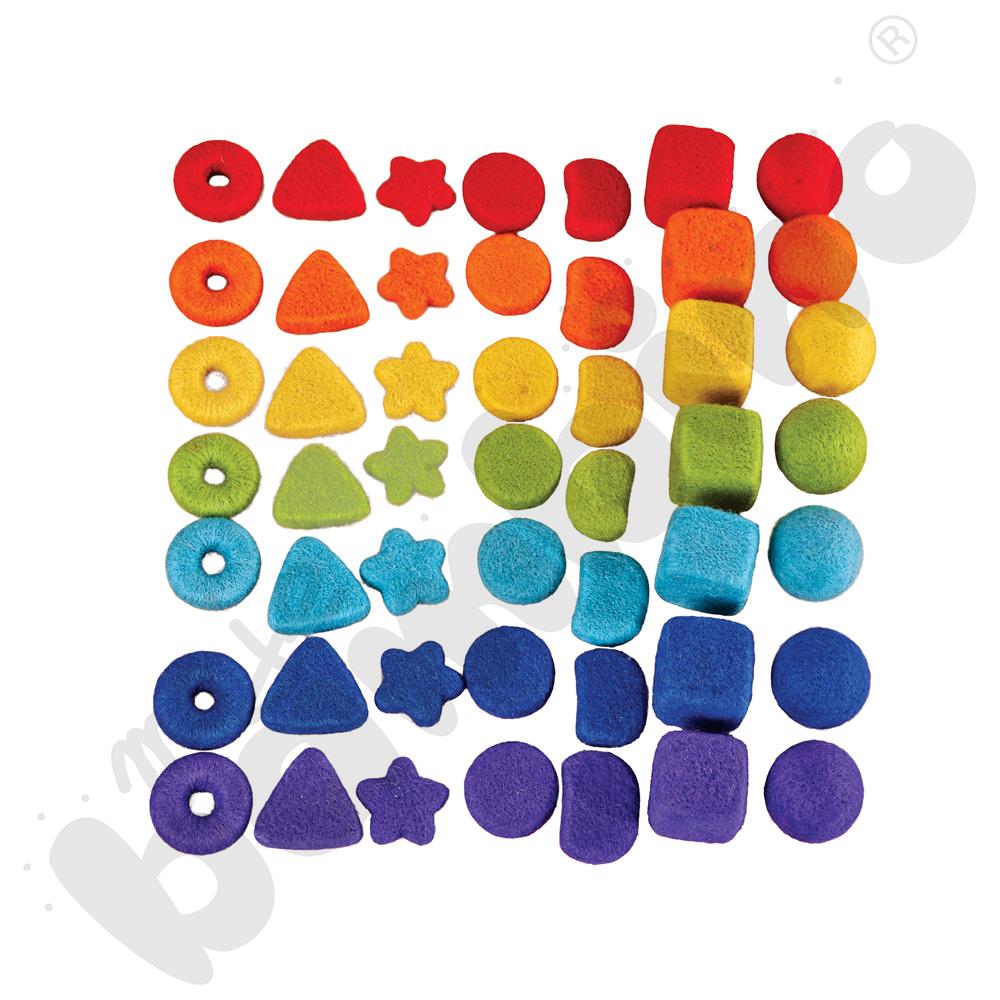 Filcowe kształty, 49 elem.