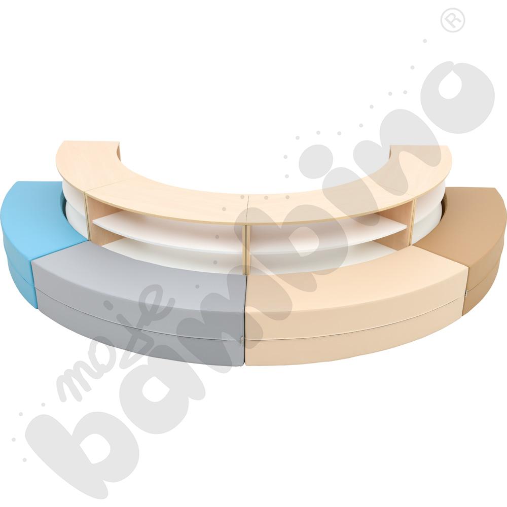 Quadro - zestaw 153, skrzynia klon jasny