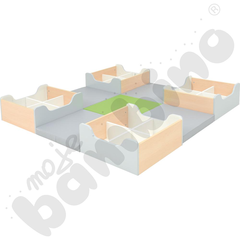 Quadro - zestaw 73, pojemnik klon jasny