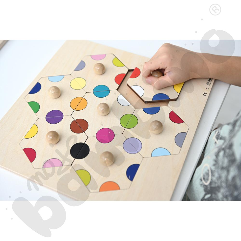 Puzzle z uchwytem - kolory