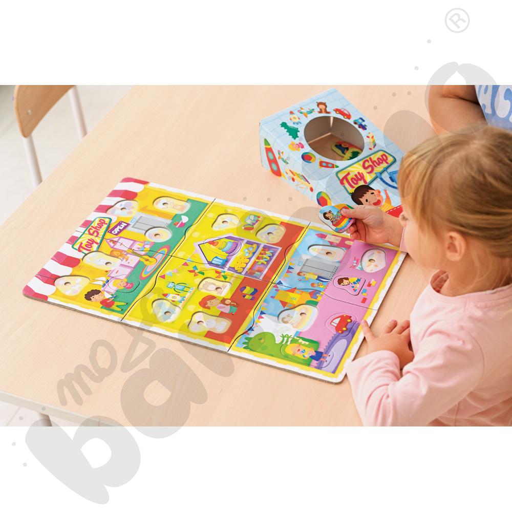 Sklep - układanka Montessori