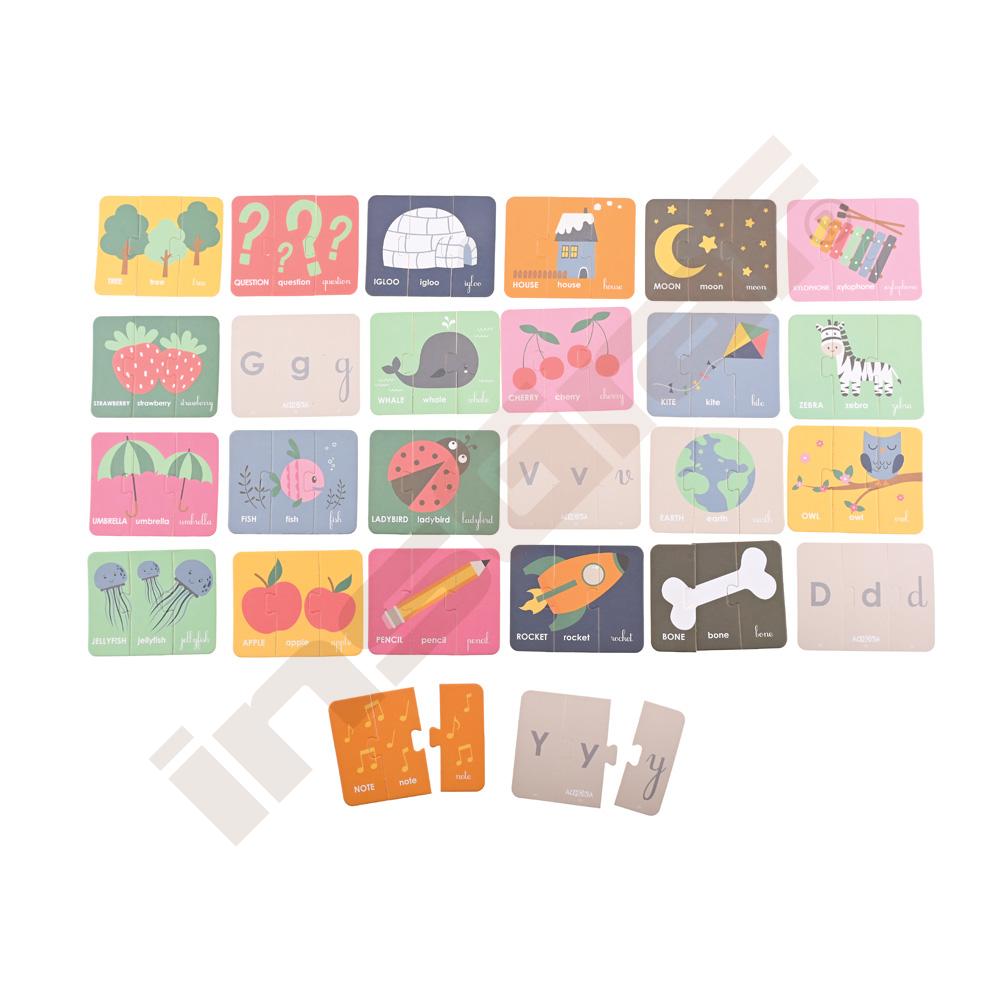 LOGI miniBot - abecední puzzle - anglickojazyčná verze