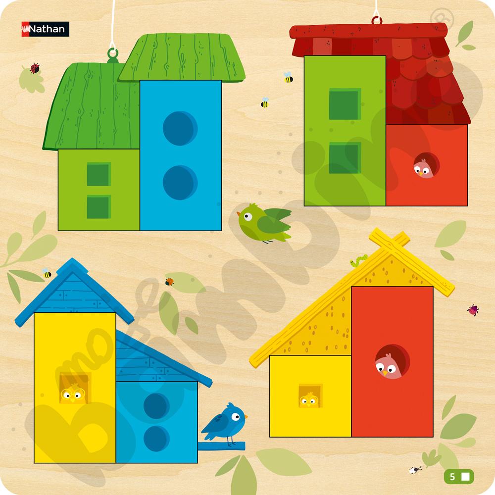 Zestaw aktywności LudiTab - budujemy domki dla ptaków 