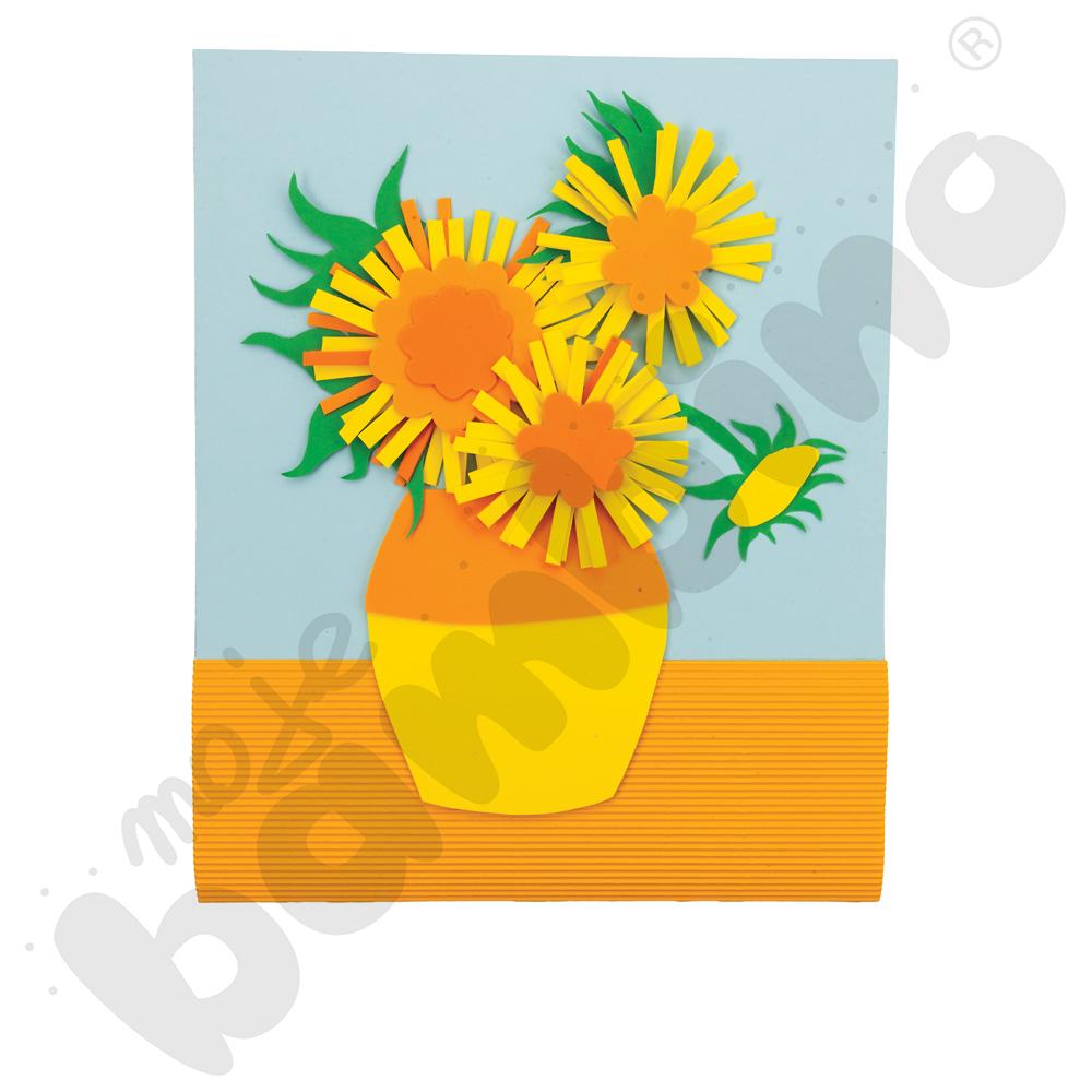 Piankowe arkusze, kolor mix żółty