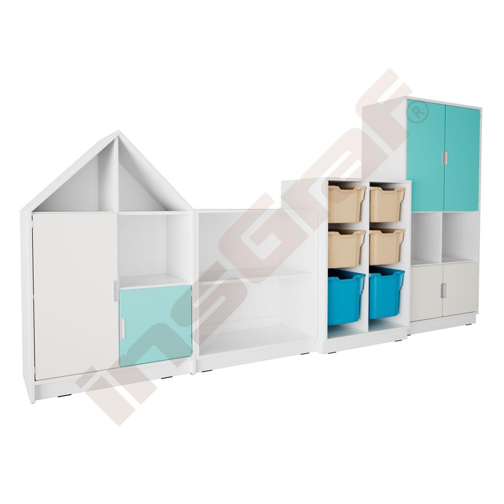 Quadro - zostava 276 - biely korpus