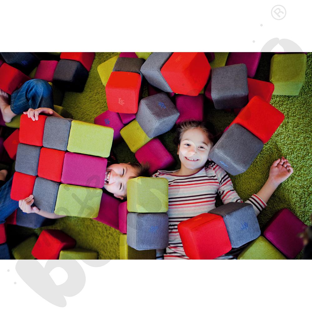 Zestaw klocków JollyHeap - niebiesko-czerwone