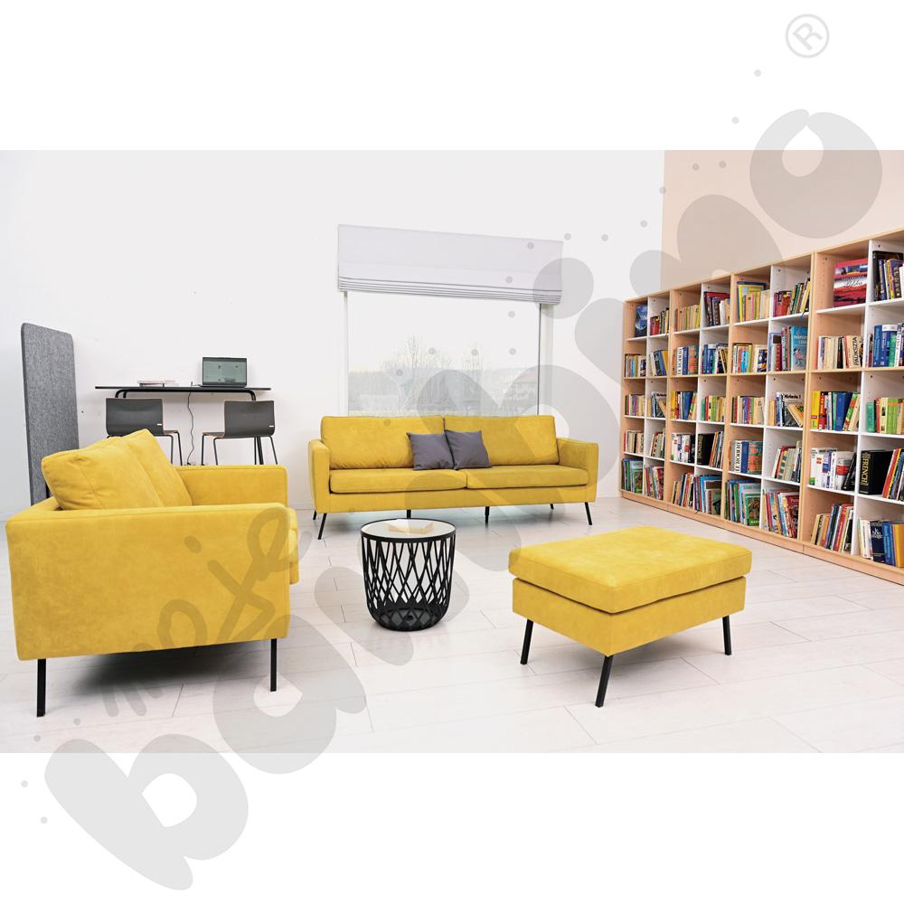 Sofa Miami 4-osobowa zielonomusztardowa