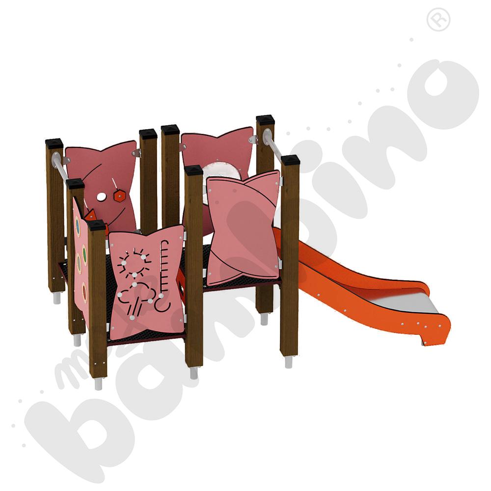 Zestaw Urbi 3, słupy drewniane A