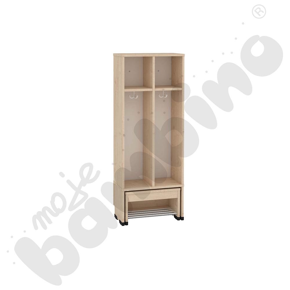 Szatnia Kropla z wysuwanym siedziskiem 2-os., wys. 26 cm 