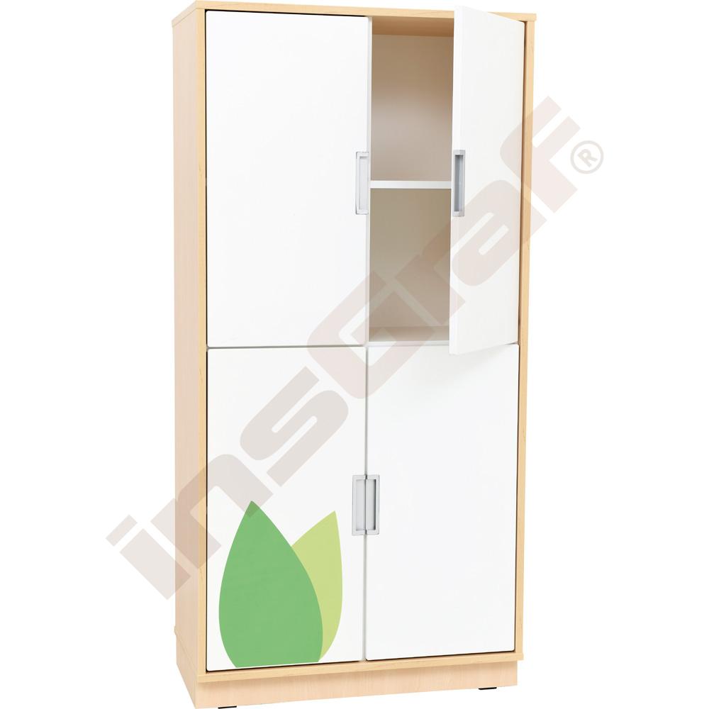 Quadro - skříň XL k sestavě Les 90˚, tichý doraz, korpus světlý javor