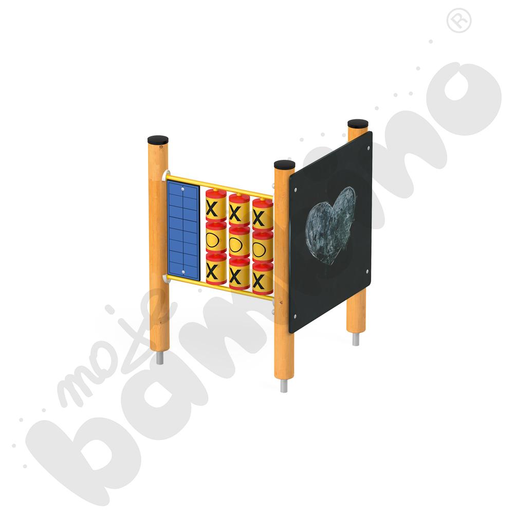 Tablica do rysowania z grą Kółko i krzyżyk