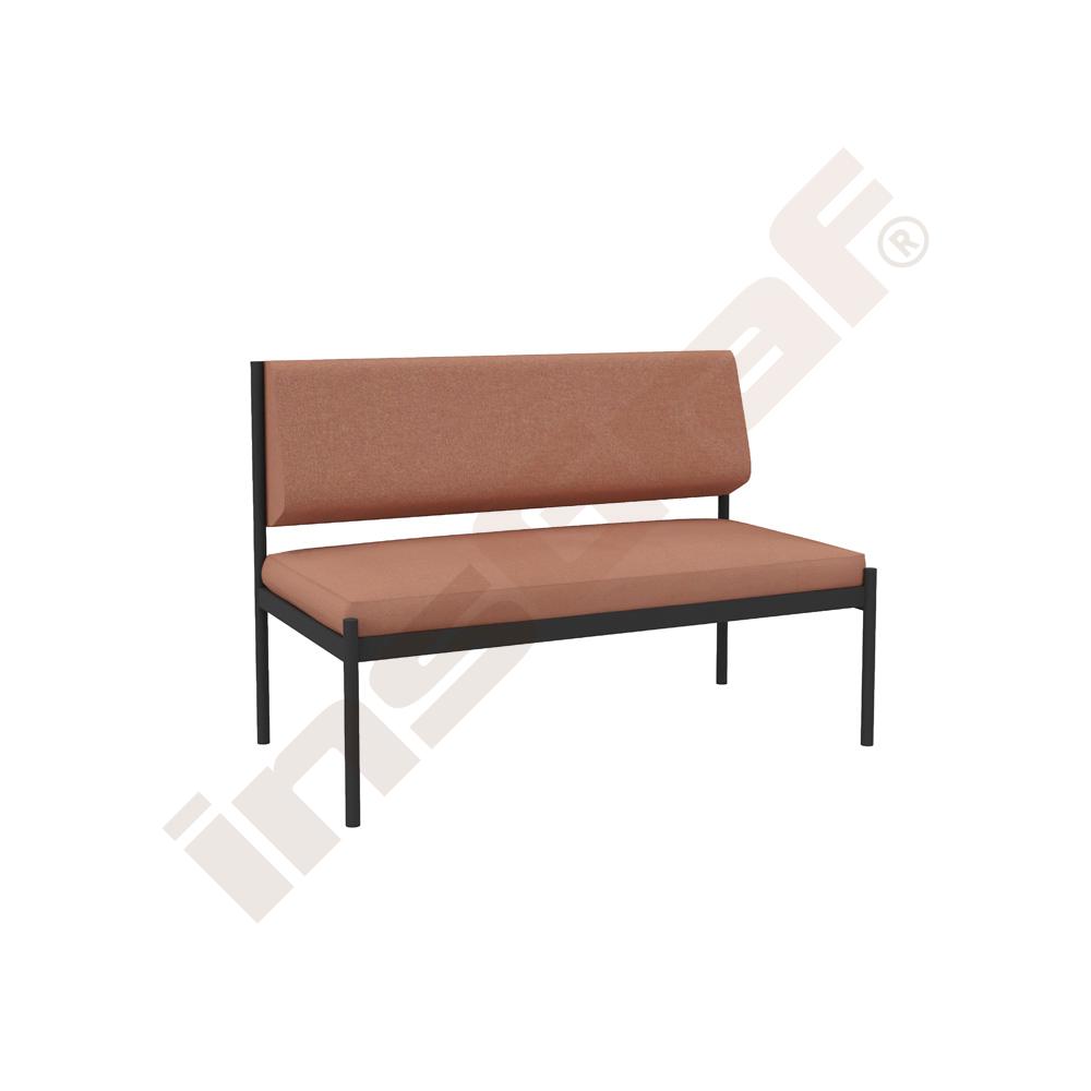 
Nexa Sofa 2er, Gestell schwarz, Bezug RO11
