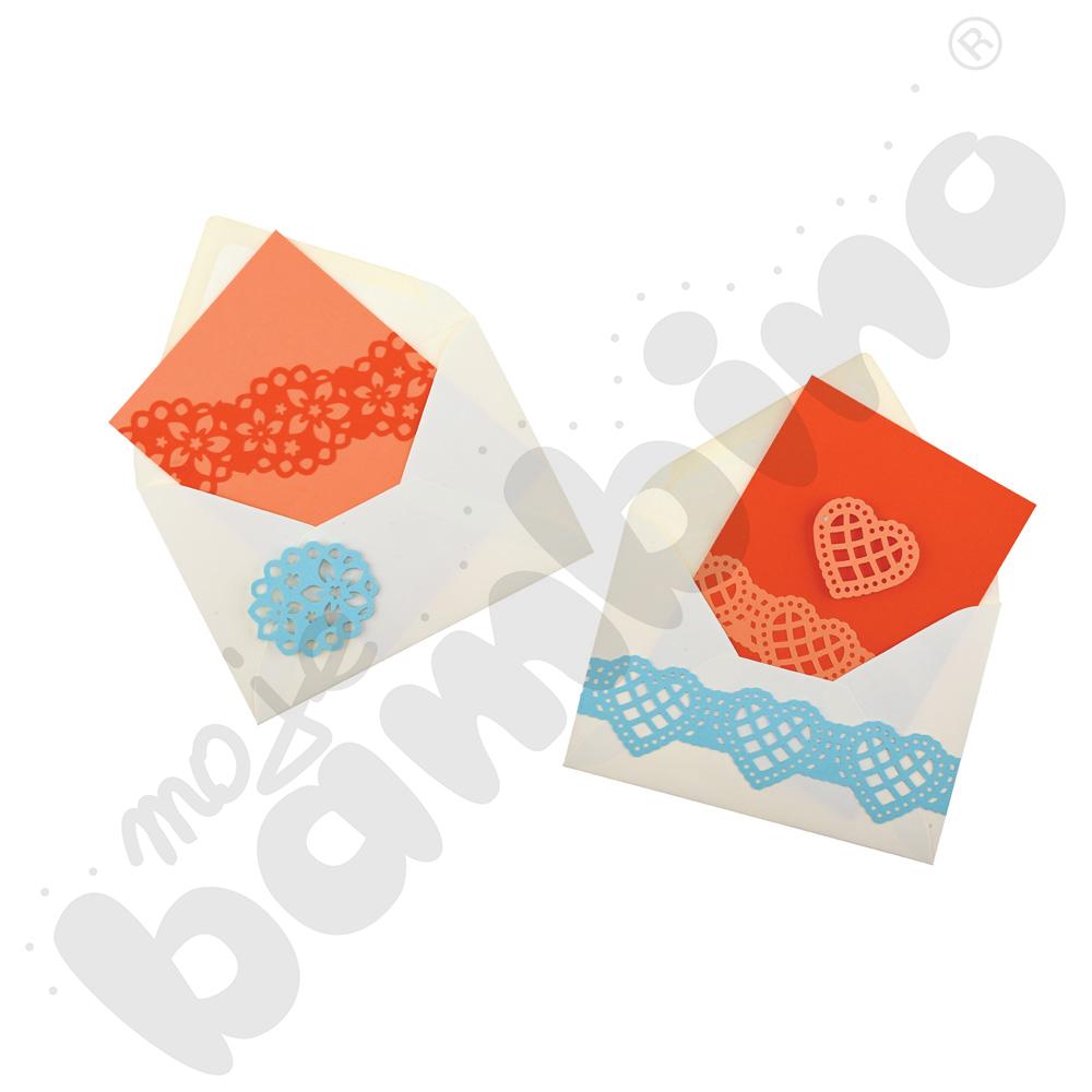 Ornament do dziurkacza brzegowego - kwiaty