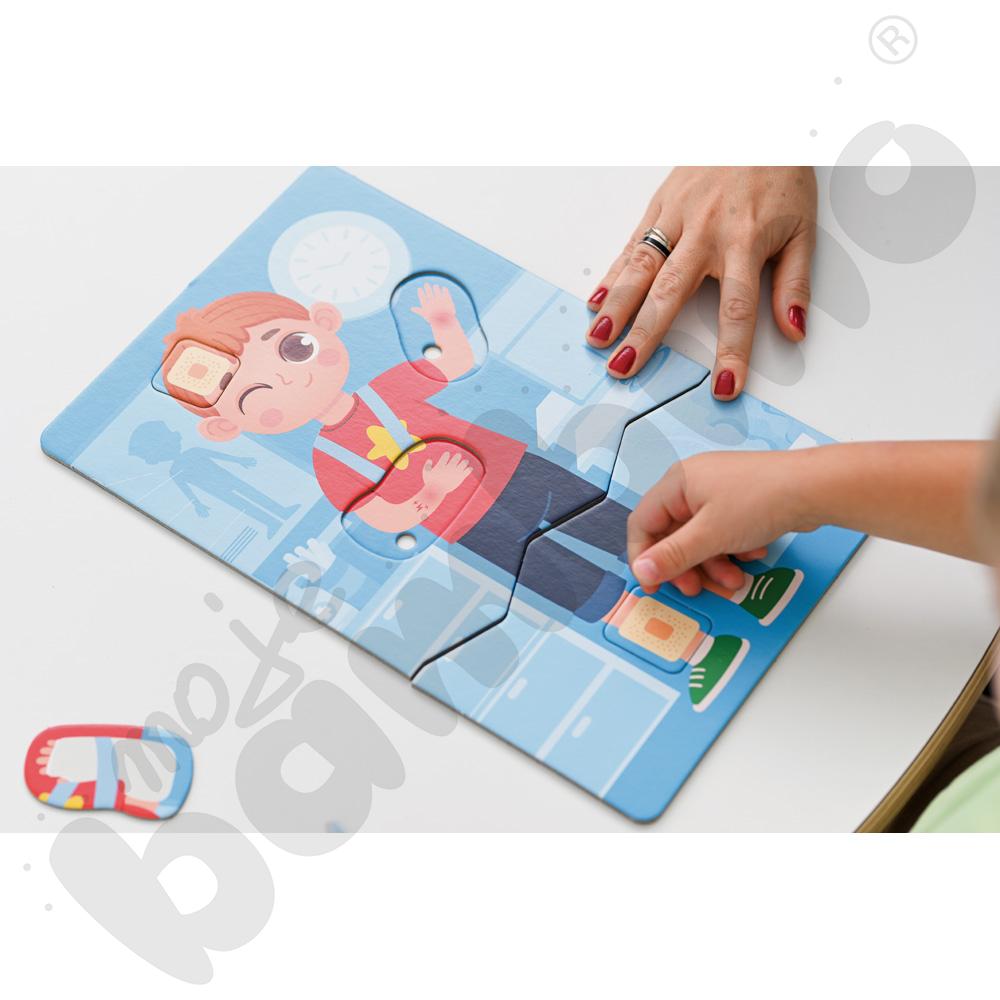 U doktora - układanka Montessori