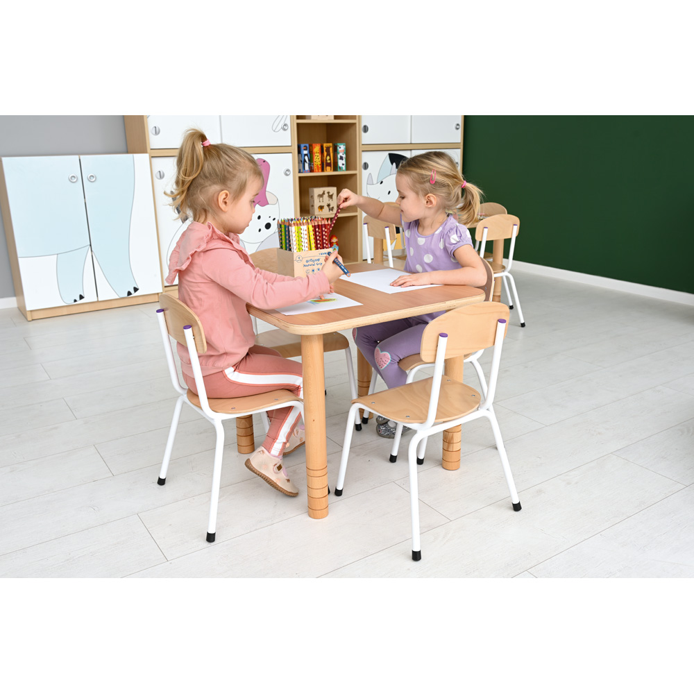 Stôl Flexi štvorcový 60 x 60 - buk