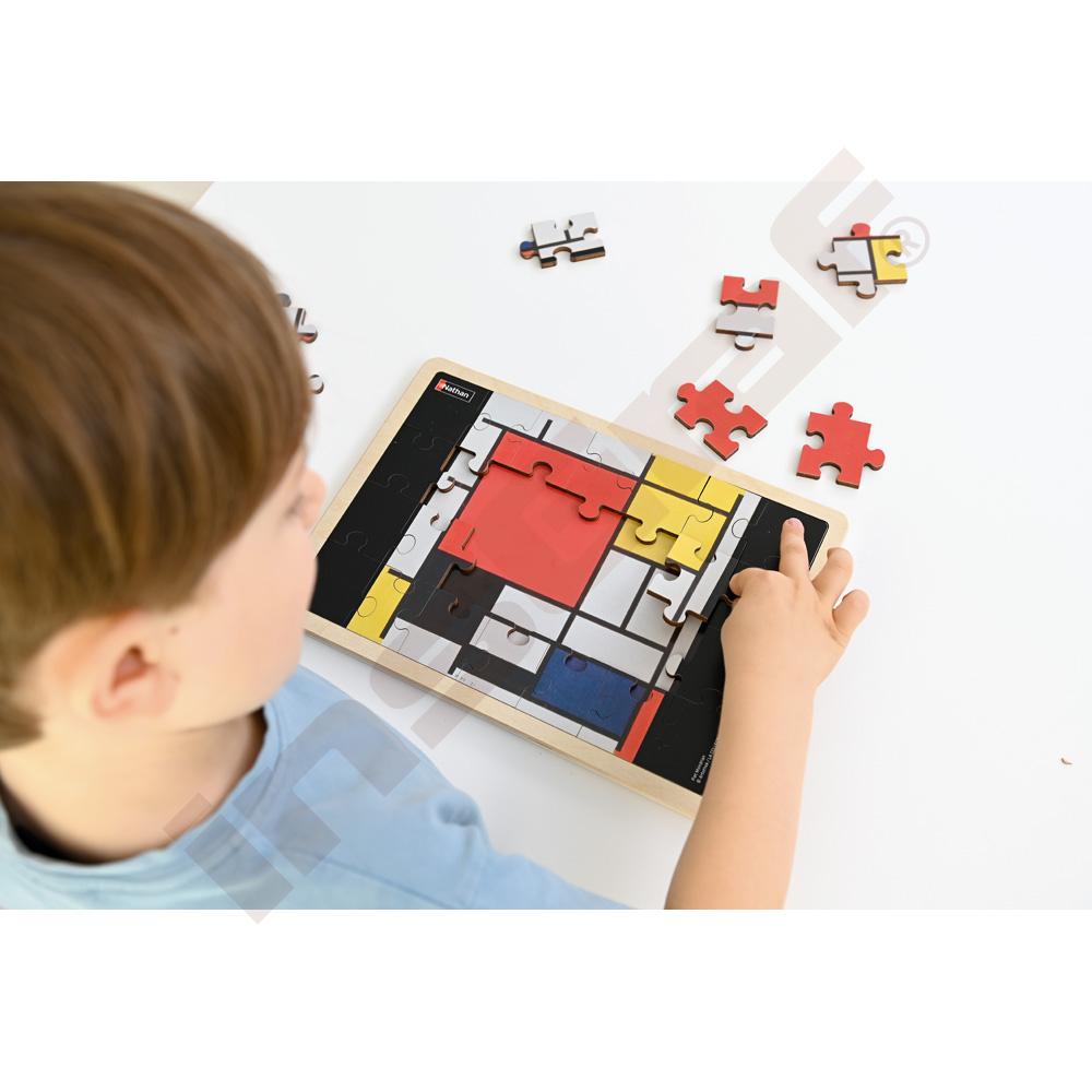 Avantgardní puzzle - obdélníky a čtverce