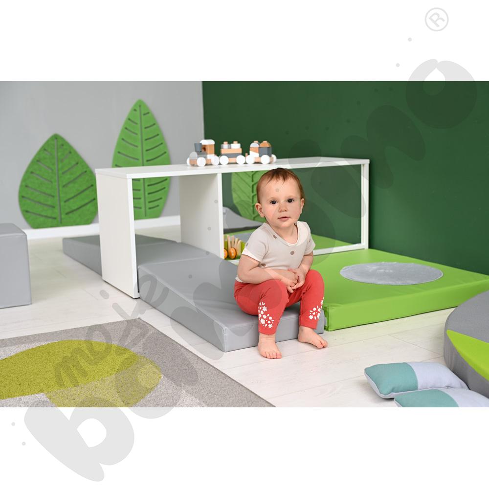 Quadro - kącik zabaw z lustrem, biały