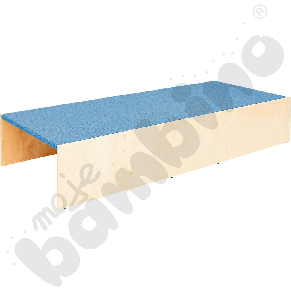 Podest z wnękami po bokach, wys. 30 cm - jasnoniebieski