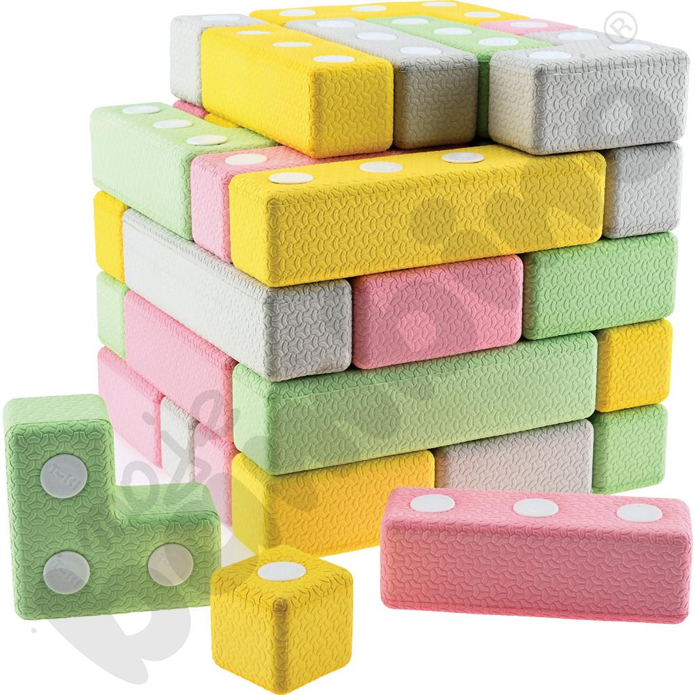 Klocki magnetyczne Tuki mini, 48 elem.