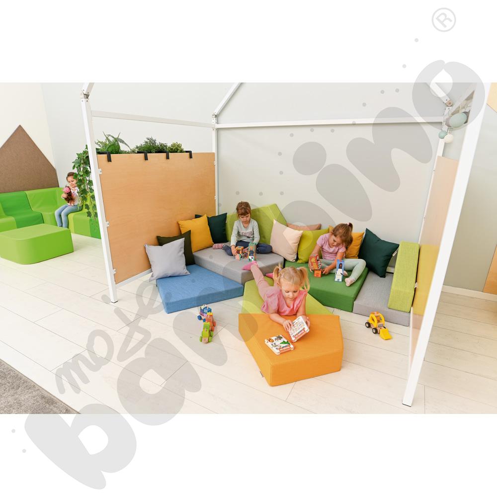 Materac Quadro 1 jasnoszary, wys. 20 cm