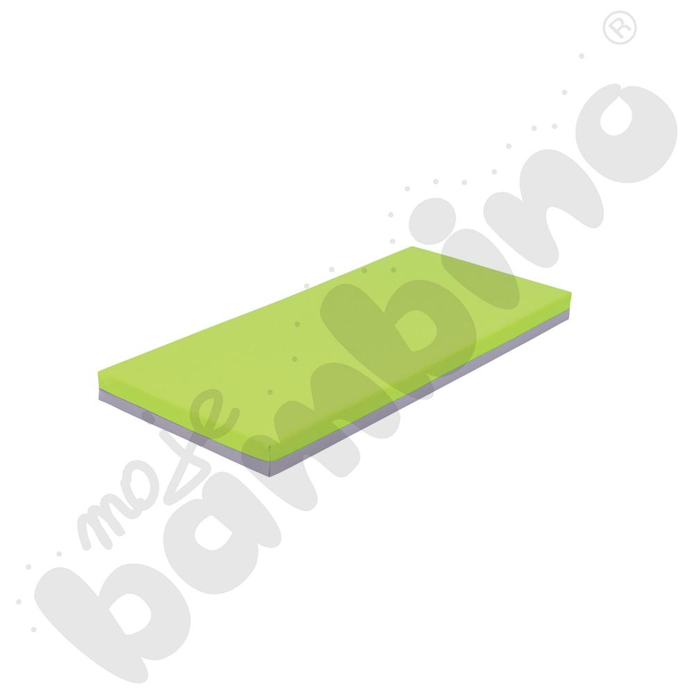 Materac żłobkowy zielono-szary