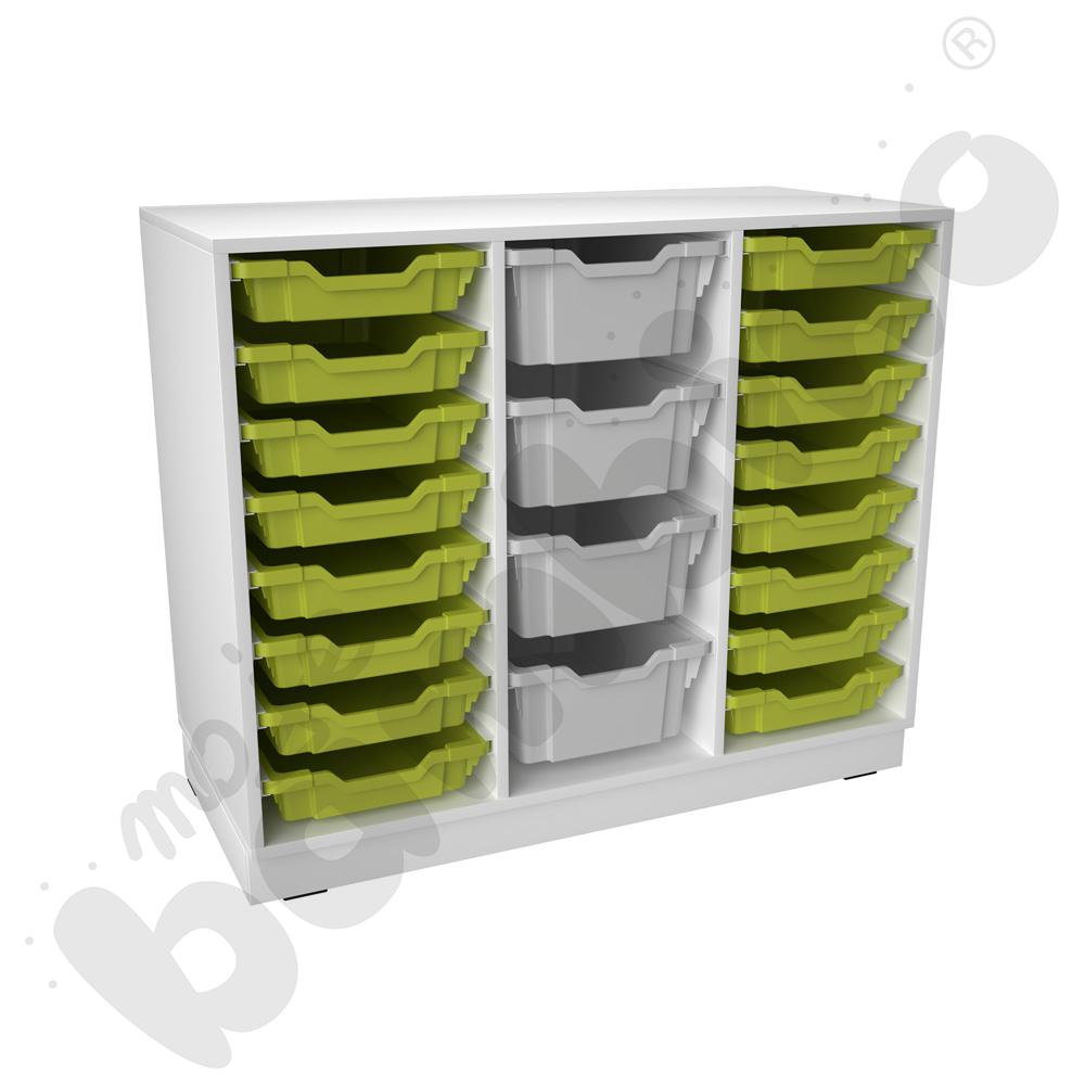 Quadro - zestaw 207, biała skrzynia