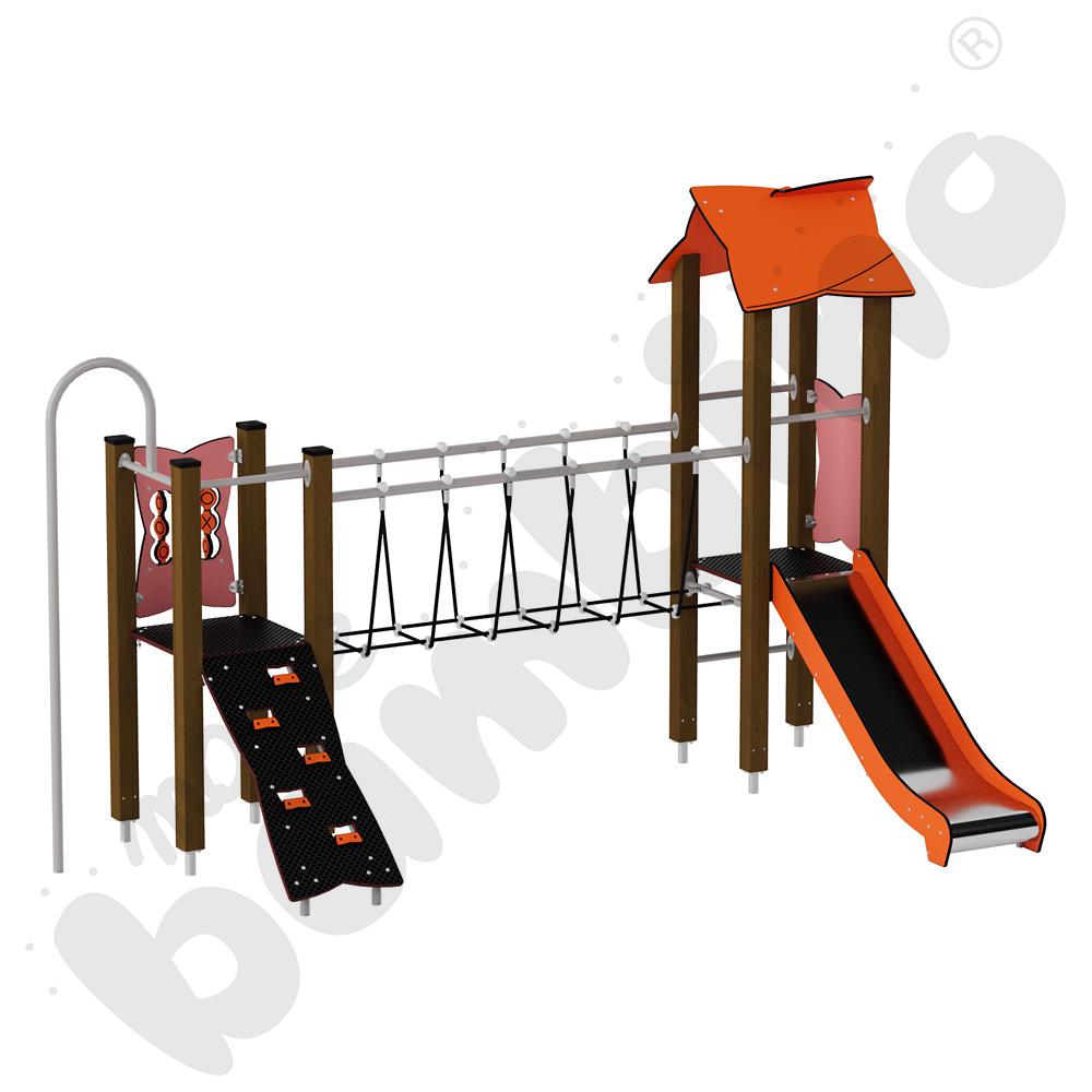 Zestaw Urbi 6, słupy drewniane A