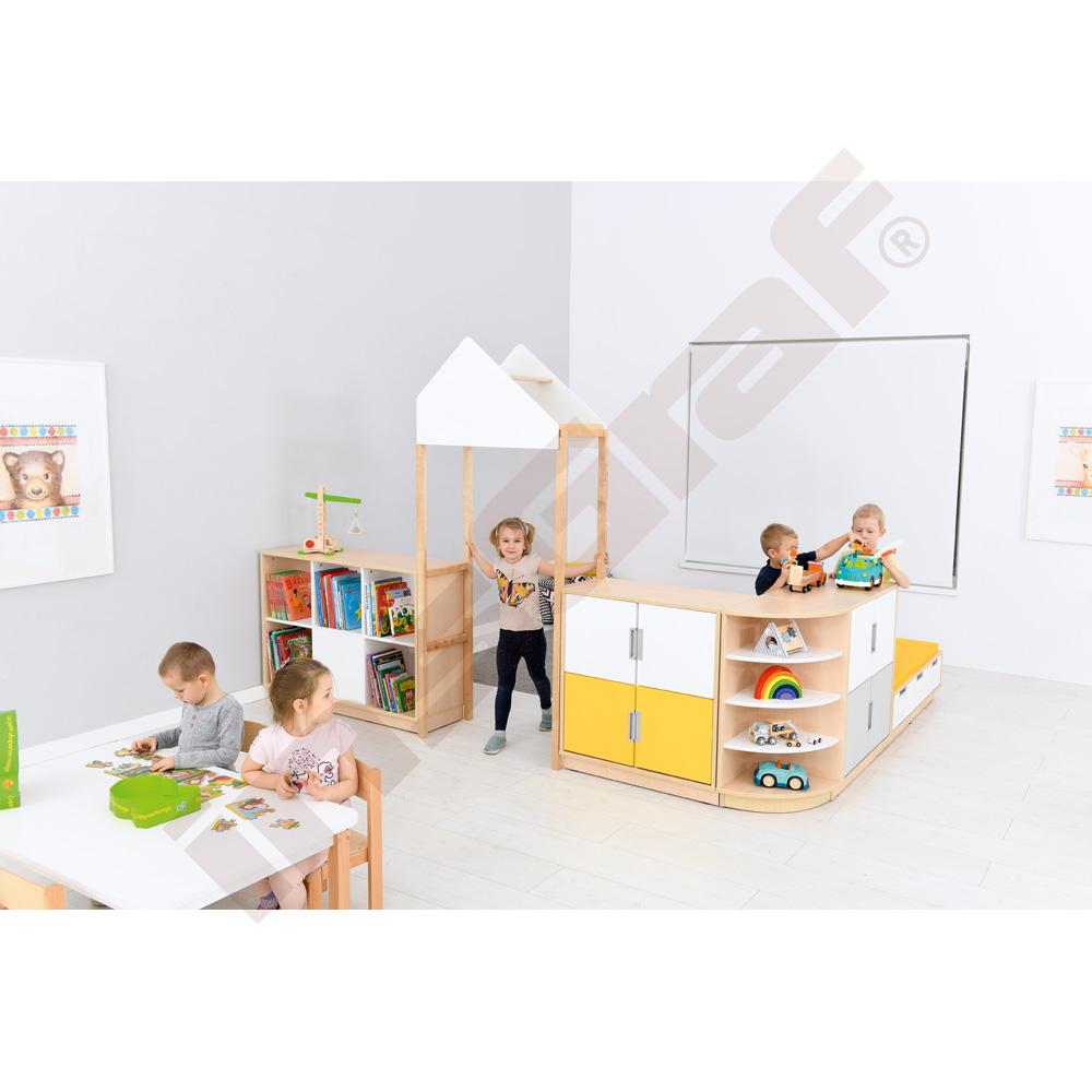 Quadro - sestava 174, 90°, korpusy světlý javor