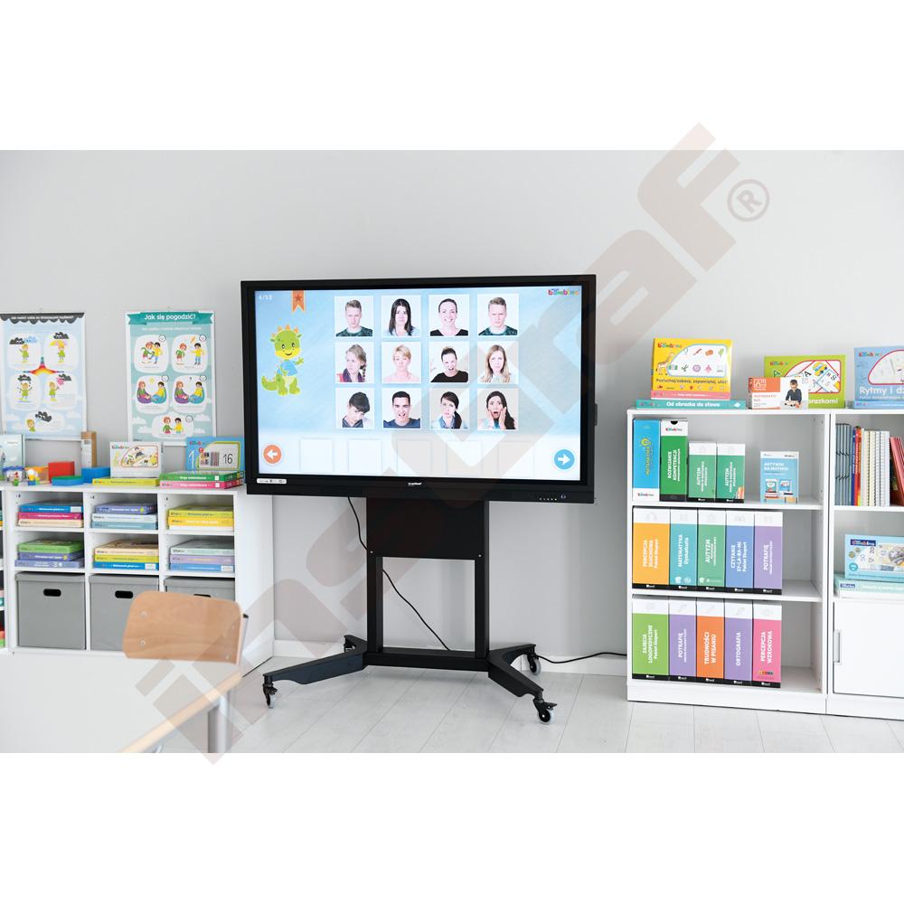 Stativ se zvedákem k interaktivnímu monitoru 65 a 75