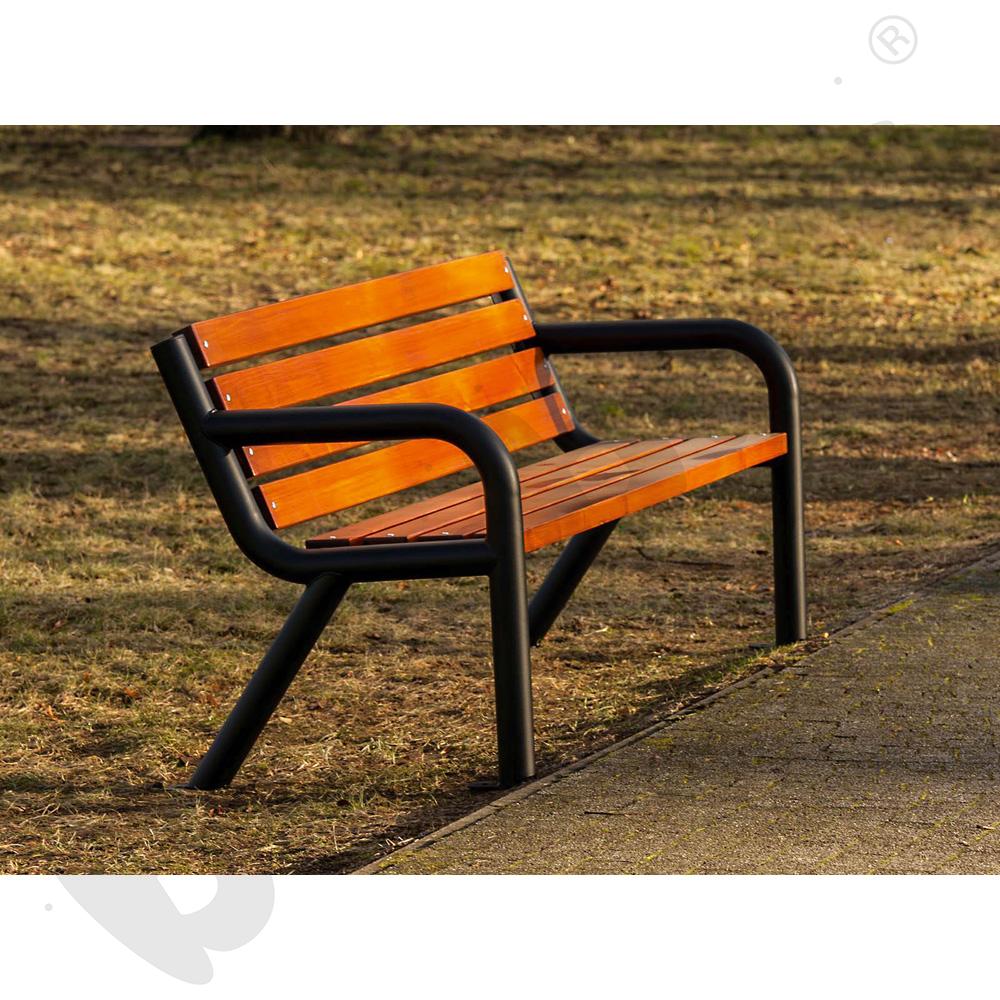 Ławka Viking Bis, mahoń