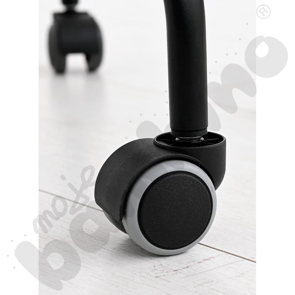 Krzesło obrotowe Piano - szaro-turkusowe