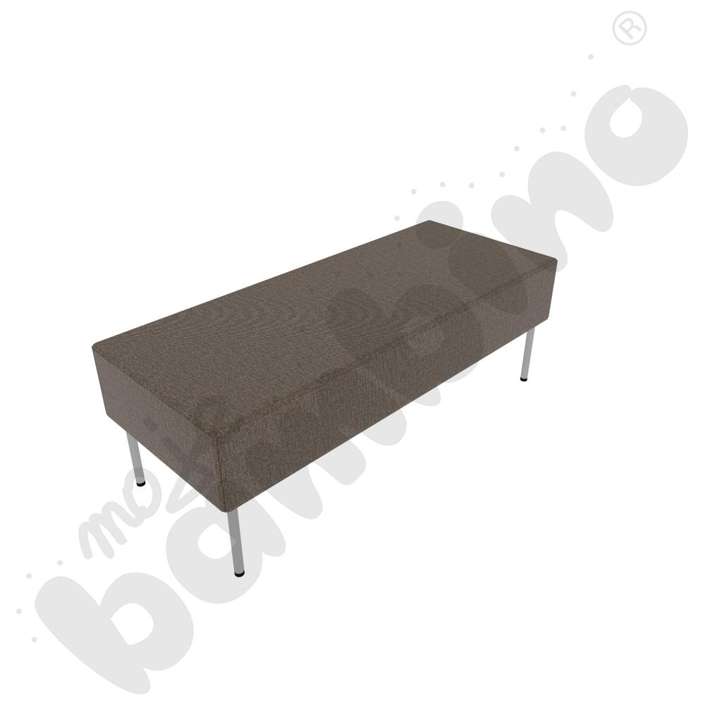 Pufa Versa 120x50 cm z filcowymi stopkami, stelaż jasnoszary, tkanina RO36