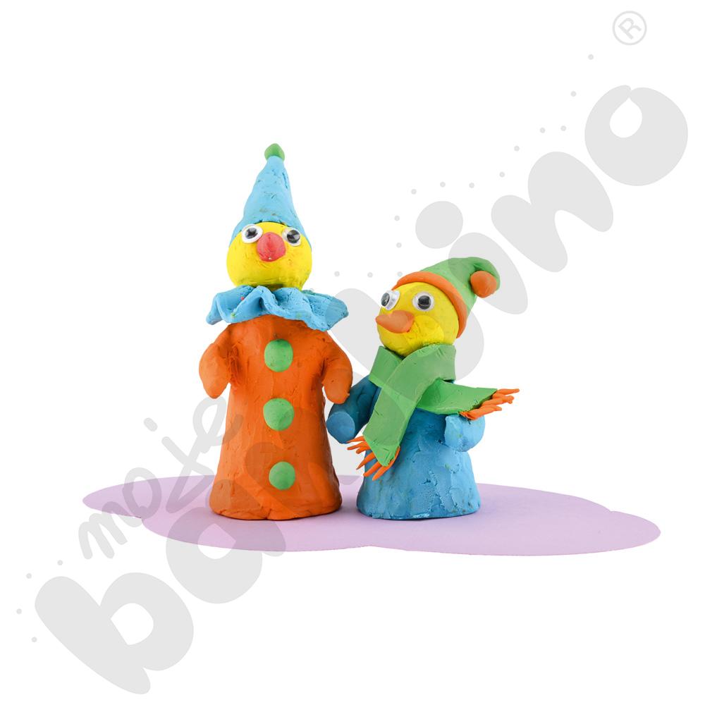 Plastelina pomarańczowa, 10 szt.