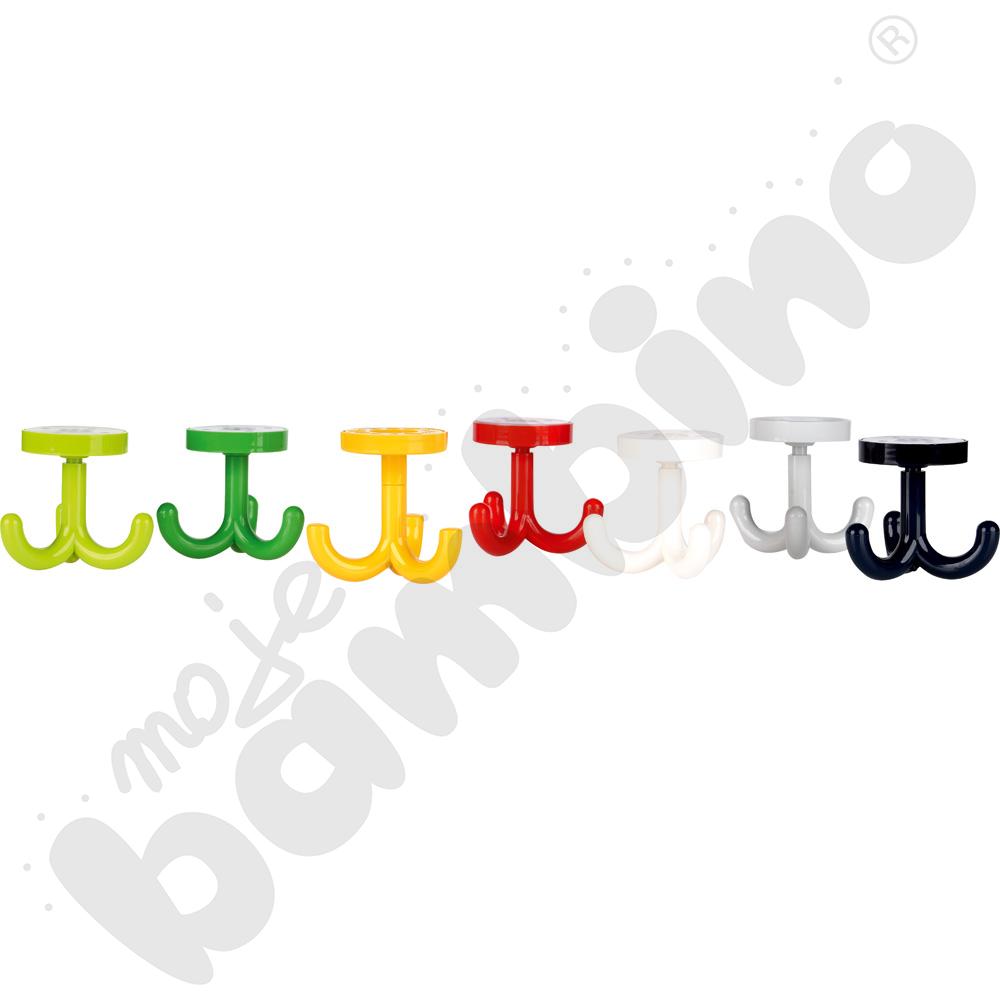 Wieszak do szatni zielony